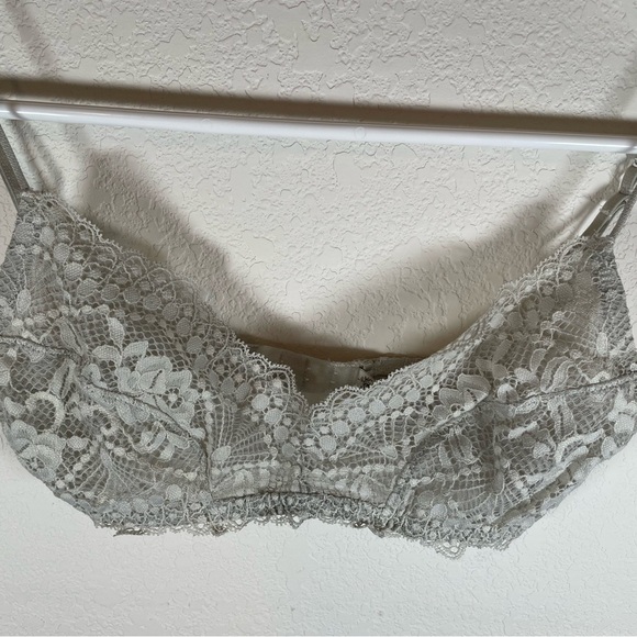 Free People Intimately Elegant Lace Bralette - Gray - Picture 4 of 6